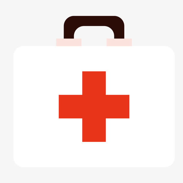 白色医疗箱免抠