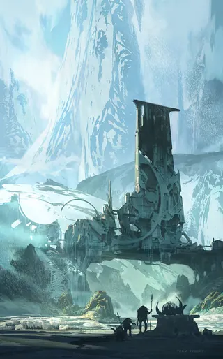 玄幻网游主页海报免抠