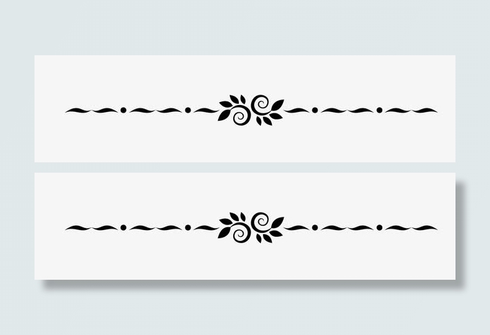 花纹分割线免抠