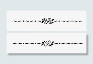 花纹分割线免抠