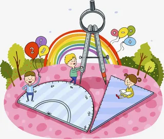 数学课场景免抠