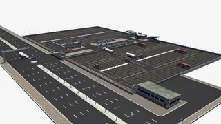 多处大型停车场免抠