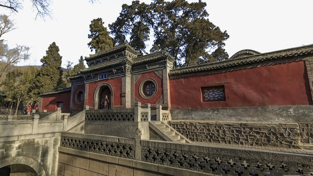 晋祠高清大图免抠