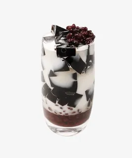 红豆仙草奶茶免抠