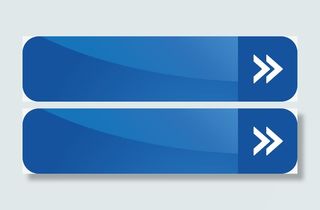 蓝色矢量按钮免抠