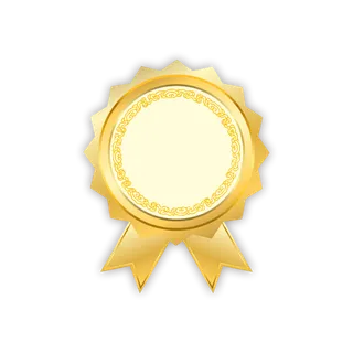 金色徽章电商标签高清