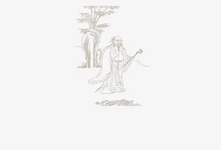 古代人物素描免抠