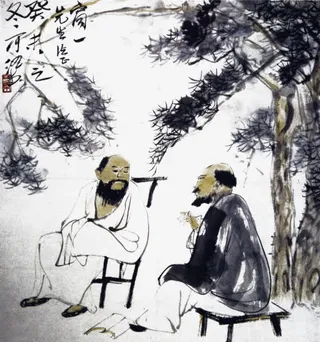 古代人物手绘免抠