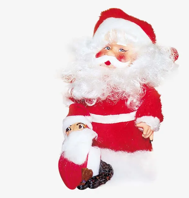 圣诞老人玩偶免抠