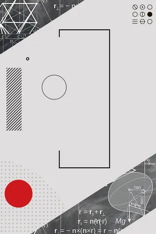 时尚简约几何图形海报高清