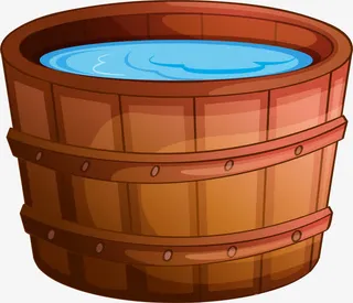 装满水的盆免抠