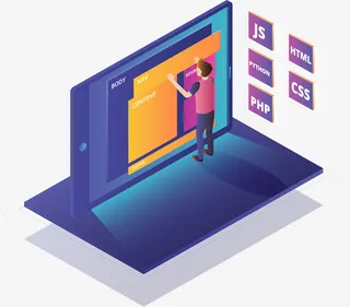 互联网网站开发语言免抠