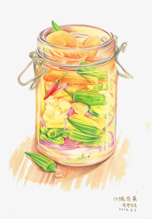 什锦泡菜免抠