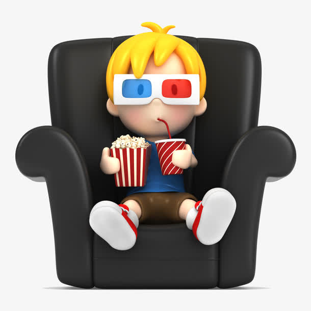 可爱的3D立体小朋友免抠