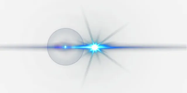 创意合成蓝色的炫光光效免抠