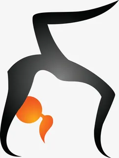 卡通锻炼的女人素材图免抠