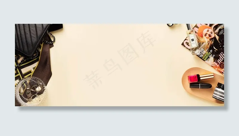 平铺俯视奢侈品高档背景高清