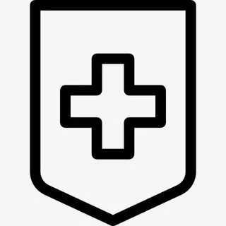 盾与希腊十字图标免抠