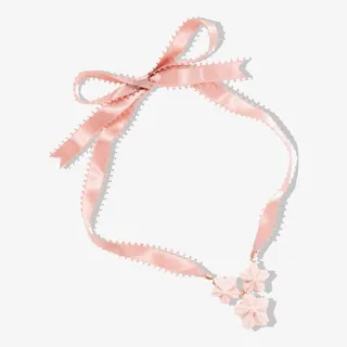 粉色蝴蝶结元素免抠