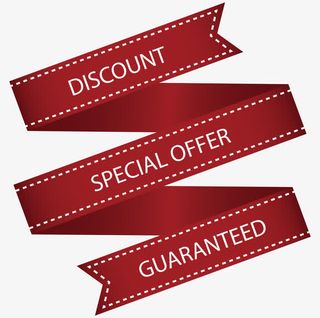 纸质促销标签矢量素材免抠