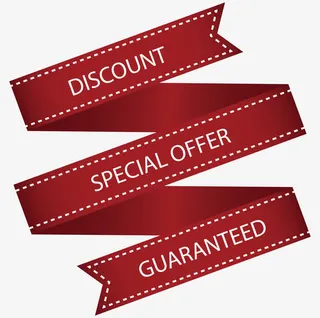 纸质促销标签矢量素材免抠