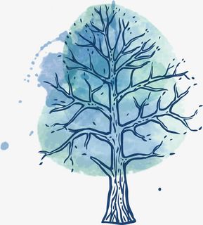 大树造型秋天大树免抠