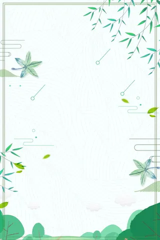 唯美小清新相约春天海报高清