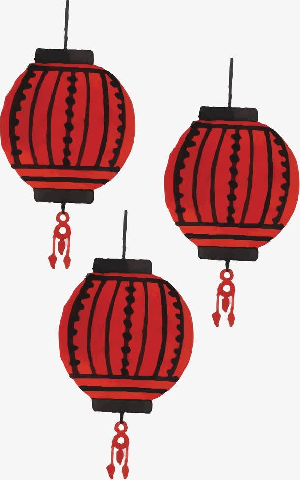 红色的灯笼免抠
