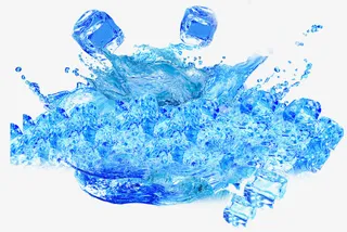 夏日冰霜元素免抠