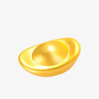 金元宝金子黄金免抠