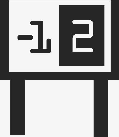 分数黑板上Sport-icons免抠