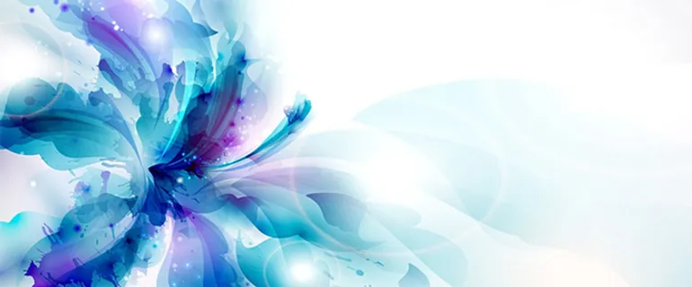 蓝色花朵纹理质感图高清