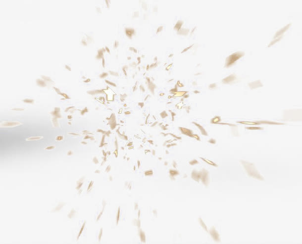 喷发的碎片免抠