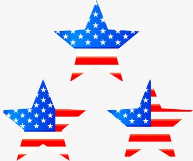 美国五角星免抠