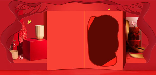 蝴蝶节 3.8妇女节 女皇节免抠