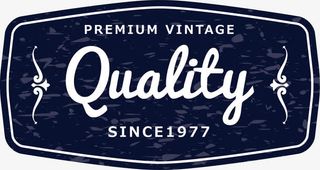 蓝色推荐标识免抠