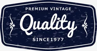 蓝色推荐标识免抠