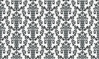 矢量古典欧式花纹底纹素材免抠