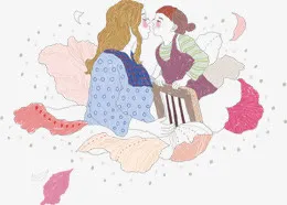 甜蜜温馨母女人物免抠