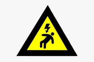 配电箱标识有电危险请勿靠近小心免抠