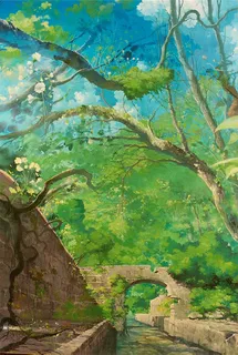 彩绘油画树木藤蔓免抠 彩绘油画树木藤蔓免抠