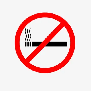 卡通禁止吸烟标识PNG免抠
