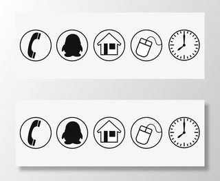 通讯图标素材免抠