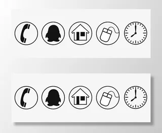 通讯图标素材免抠