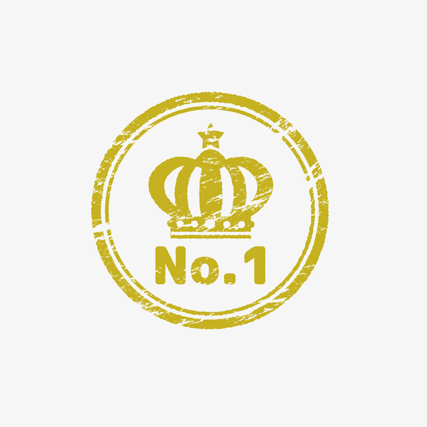 黄色皇冠NO1免抠素材免抠