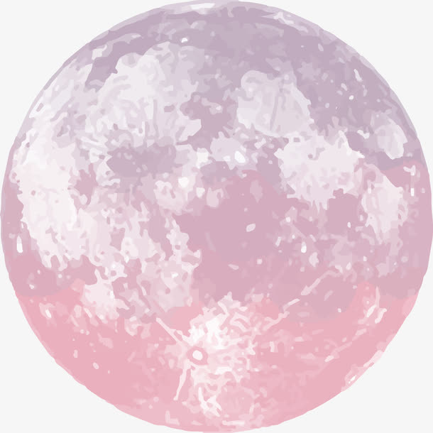 梦幻渐变月球免抠