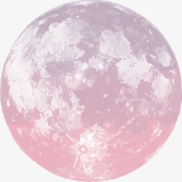 梦幻渐变月球免抠