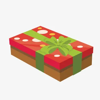 卡通文艺精美礼盒设计包装设计免抠