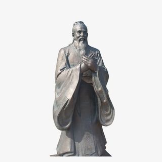 老子的雕像免抠