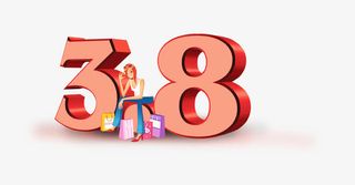 3月8号女人节素材免抠